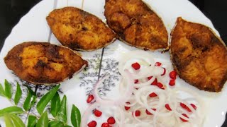 సూపర్ టేస్టీ సీర్ 🐟ఫిష్ ఫ్రై super tasty seer fish fry Neymeen fry 😋👌🐟