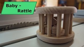 Woodworking -Diy - Baby Rattle