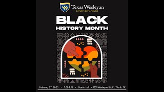 Black History Month Recital