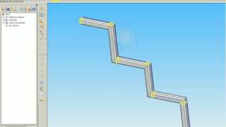 Solid Edge frame design-editing