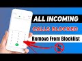 All Calls And Contact Automatically Blocked | How To Fix | Auto Block Problem Solved - Ayanofficial