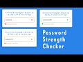 Password Strength Checker In HTML CSS & JavaScript | @Grapdroad