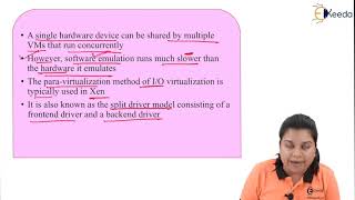 Virtualization of I/O Devices - Virtualization - Cloud Computing and Services