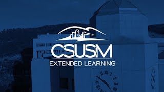 CSUSM | Extended Learning