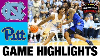 #4 North Carolina vs Pittsburgh Highlights | NCAA Men's Basketball | 2024 College Basketball