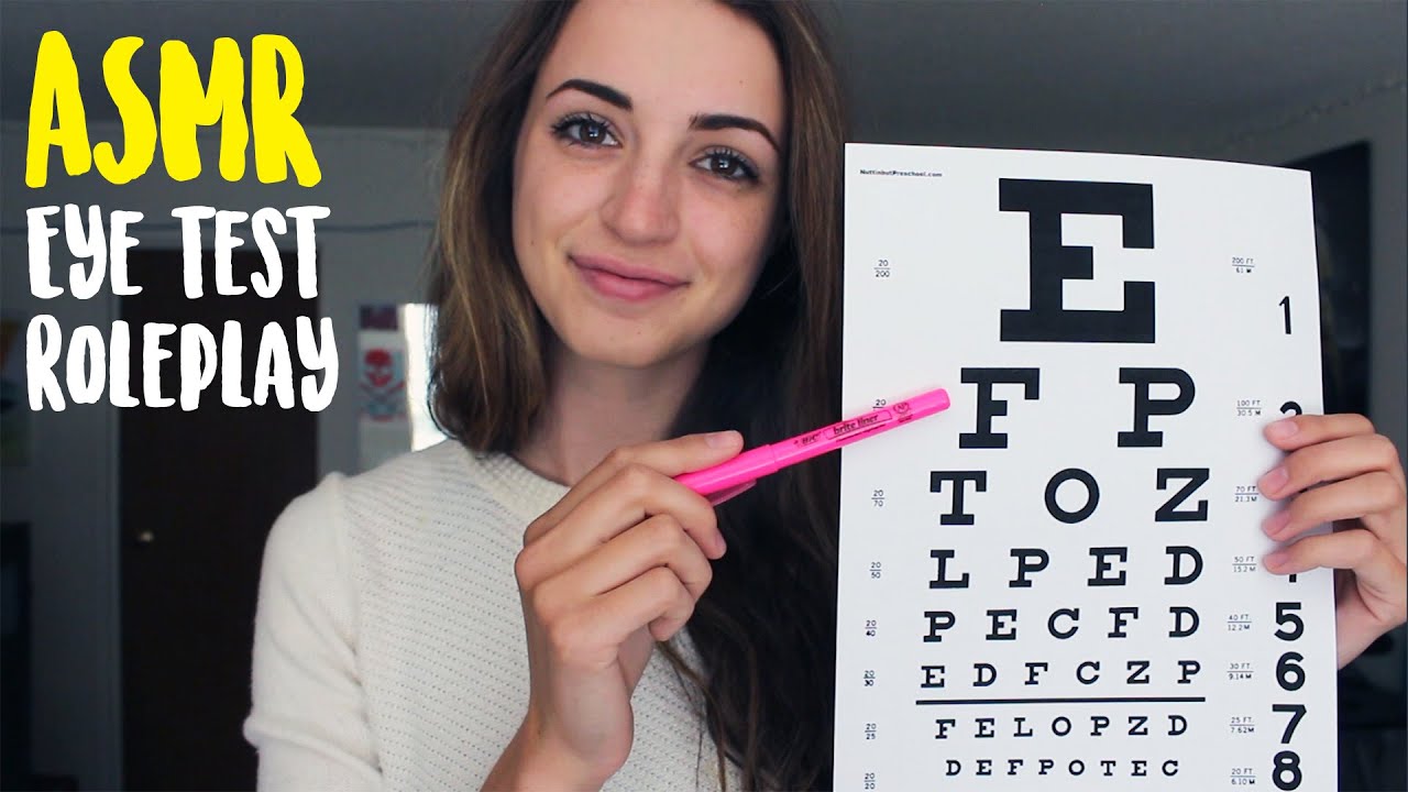 Asmr Eye Exam Nurse Roleplay Youtube