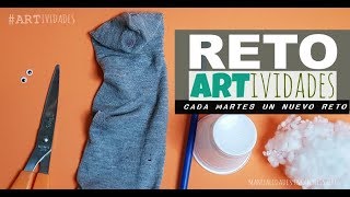 Títere con material reciclado - NUEVO RETO CREATIVO💪🏆