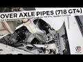 Flat 6 Motorsports - Over Axle Pipes (OAPs) for 718 GT4 - Install Guide