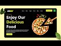 How to Make a Restaurant Website Using HTML & CSS | Responsive Website Design