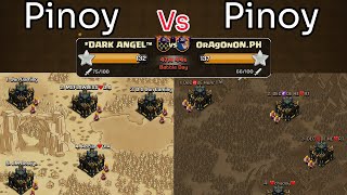 Pinoy Vs Pinoy sa classic war | Clash of clans | Road to 100 winstreak