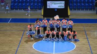 Opavská růže 2015-Skupiny rodiče POMPOM-Mažoretky Ladies-1.místo