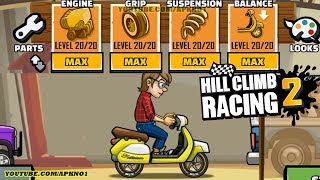 Hill Climb Racing 2 Android Gameplay Ep 2 - Scooter MAX Upgraded