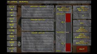 Daggerfall Unity Stat/Attribute Guide #daggerfallunity
