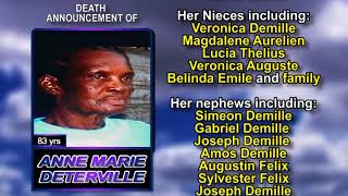 Anne Marie Deterville long
