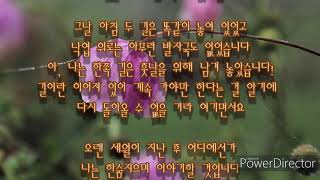 영상시   가지않은 길