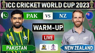 ICC World Cup 2023 : PAKISTAN vs NEW ZEALAND WARM UP MATCH LIVE SCORES | PAK vs NZ LIVE