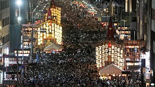 人、人、人…祇園祭・宵々山　歩行者天国、観光客らで大混雑