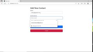 coding ninja skill test 2 react contact list app