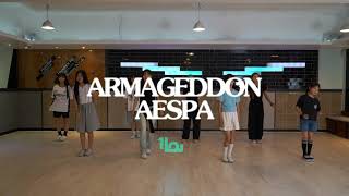 [원럽댄스스튜디오] 초등댄스취미반 'Armageddon' Aespa prectice dance cover by aehee