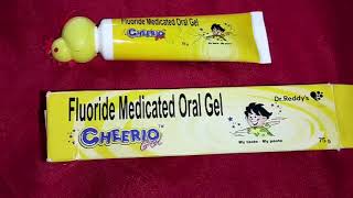 Fluoride Medicated Oral Gel | Cheerio Gel | Fluoride Toothpaste | Cheerio Gel Uses In Hindi