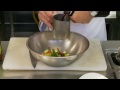 peter thornley makes beurre blanc and beurre rouge using vincon in his dishes.mp4