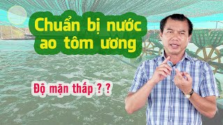 Độ mặn thấp - Ương tôm như thế nào!