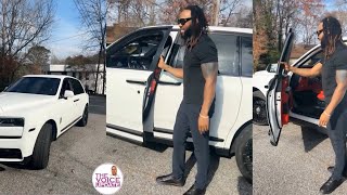 Flavour Show off His $550k Roll Royce Cullinan in Texas, US