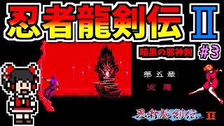 【ゆっくりゲーム雑談】 FC 忍者龍剣伝 II 暗黒の邪神剣　その3