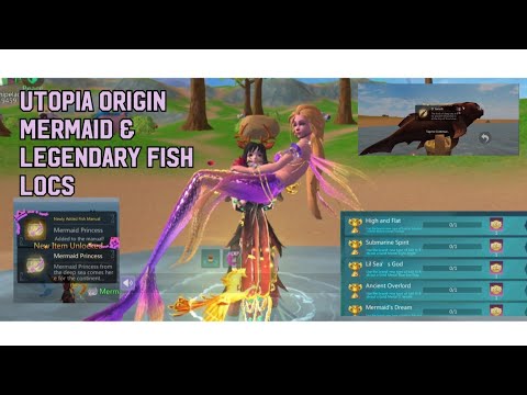 Utopia Origin: Fishing Mermaid/SeaSlug/EightAngle/Sunfish/Terrelli