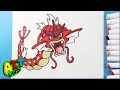 How to Draw Red Gyarados