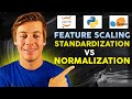 Python Feature Scaling in SciKit-Learn (Normalization vs Standardization)