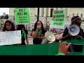 activists confront post roe america outside supreme court