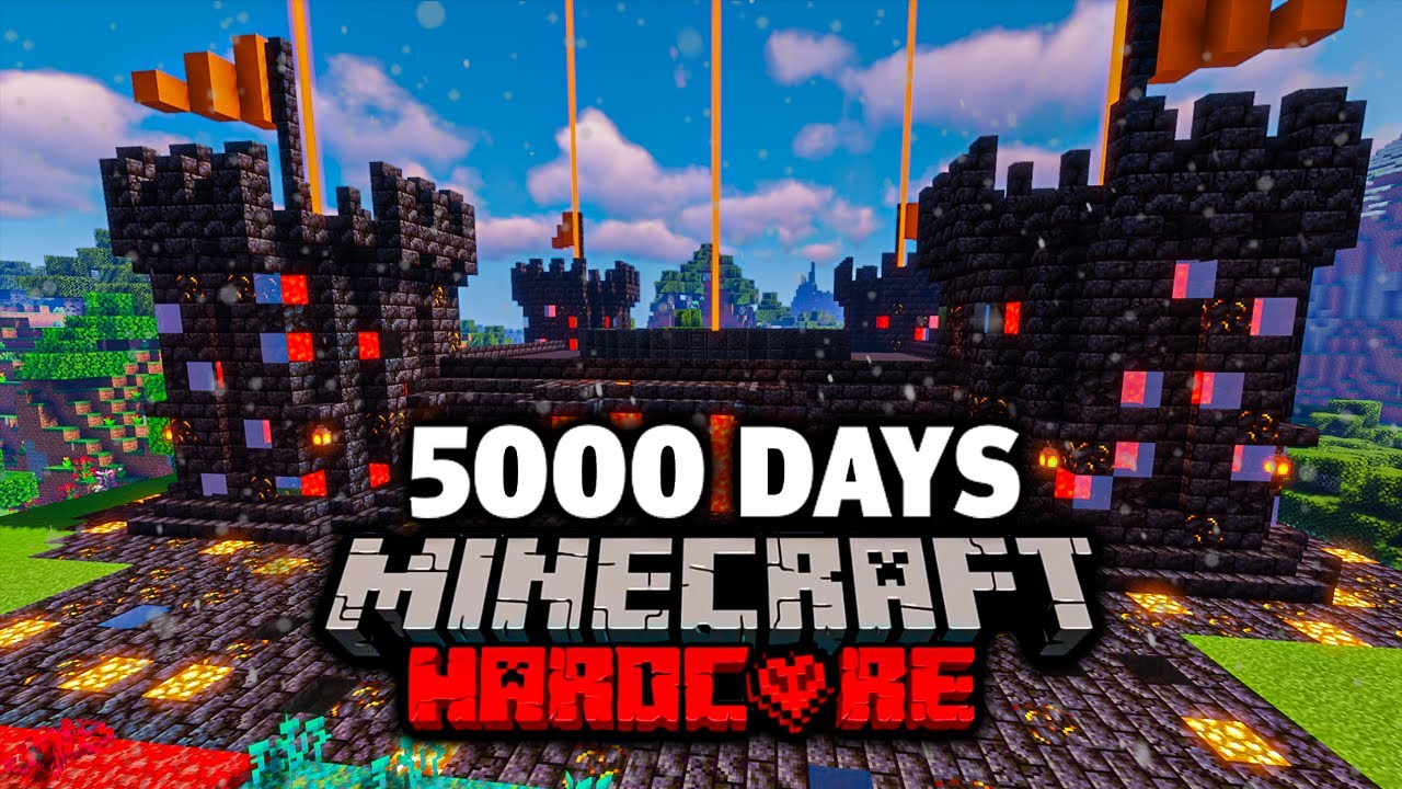 My 5000 Days Minecraft Hardcore World World Tour Youtube