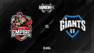 Team Empire vs. Giants Gaming - Clubhouse - Rainbow Six Pro League - Season X - EU