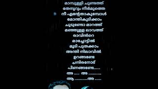 ഖൽബിന്റെ തീരത്ത്🎼🎼 മാമ്പുള്ളി ചുണ്ടത്ത് #lyrics