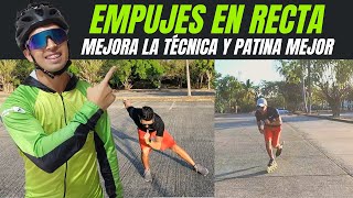 ✅ APRENDE a IMPULSARTE en tus patines 🔥⭕⚡ / Técnica empuje de recta