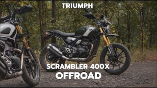 Testing Triumph Scrambler 400X Offroad #triumphscrambler #adventure