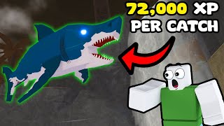 FARMING THE MEGALODON DURING DOUBLE XP WEEKEND FISCH ROBLOX