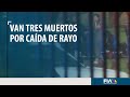 Van tres muertos por rayo cerca de la Casa Blanca