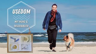 ☯️ Usedom mit Hund \u0026 Skizzenbuch ☯️