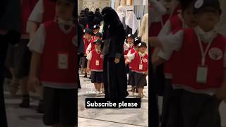 School childrens in Makkah madina school trip in Makkah madina labbaik ya rasool allah #shorts