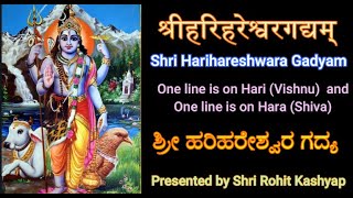 Shri Harihareshwara Gadhyam / ಶ್ರೀ ಹರಿಹರೇಶ್ವರ ಗದ್ಯ /  Srigowri Bhargava / Rohith Kashyap