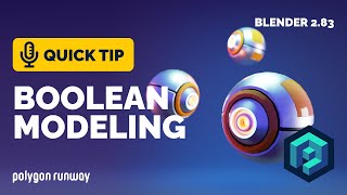 Boolean Modeling in Blender - Quick Tip Tutorial