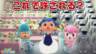 【検証】どこまで変な結婚式場だったらリサ達は許してくれるのか？【あつ森】【あつまれどうぶつの森 ジューンブライド】