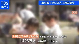 子どもの数 ４０年連続の減少で過去最少