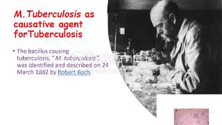 Tuberculosis : History and Epidemiology