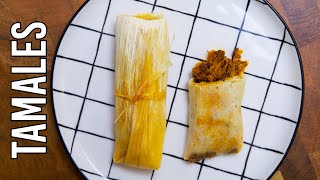 Tamales caseros tal y como se hacen en México