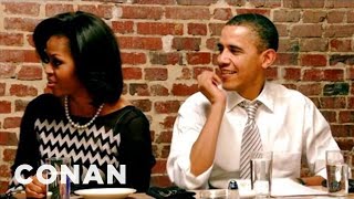 Obama Campaign Video: Lousy Dinner Guest In Chief | CONAN on TBS