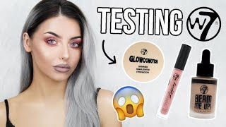 TESTING W7 MAKEUP / FULL FACE OF FIRST IMPRESSIONS - DOES IT WORK!?