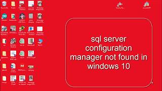 SQL SERVER MANAGER NOT FOUND || BI-TECH